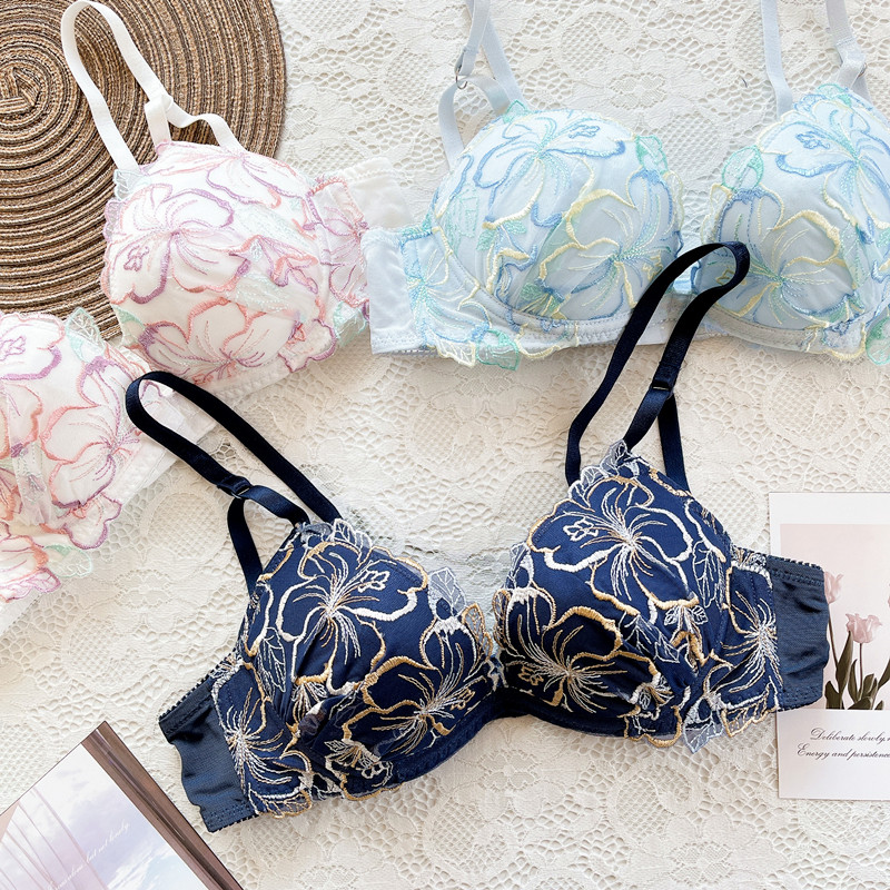 日系重工奢华典雅刺绣少女零鸡心圆盘大钢圈薄杯聚拢女士文胸内衣,女士内衣/男士内衣/家居服,文胸,淘宝优惠券,粉丝福利购,淘宝优惠卷