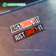 创意装 lucky良运车贴 饰反光 JDM漂移车身贴花 原创JUST DRIFT