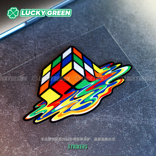 魔方高温融化侧窗前杠划痕反光贴
