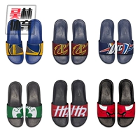 NIKE BENASSI SOLARSOFT NBA Chung đội Dép Hiệp sĩ Chiến binh Lakers Rocket 917551 - Dép thể thao dép lê bảo bình