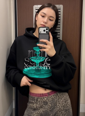 NOSD (by BUllSHITLAB) 25FW基础系列“随机斑驳喷水池连帽卫衣”