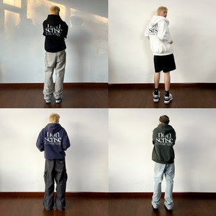 400克抓绒做旧连帽开衫 BUllSHITLAB 基础系列 卫衣 24FW NOSD