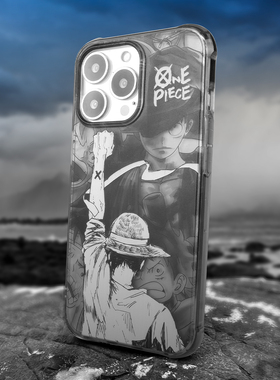 SMTM适用苹果苹果13promax手防摔14动漫二次元12海贼王手机壳索路飞