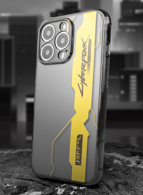 SMTM适用苹果14promax防摔iphone13赛博朋克边缘行者手机壳15