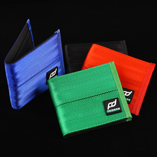 钱夹钱包汽车改装 男士 周边礼品 FD漂移短款 赛车安全带织带日本JDM