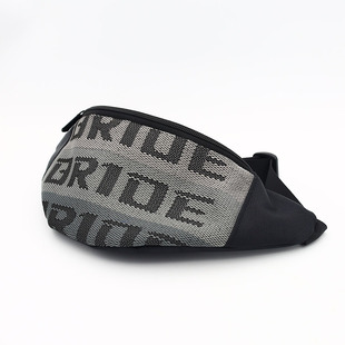 JDM BRIDE日本改装塞车座椅布料男女腰包斜挎包可调节 FANNY PACK