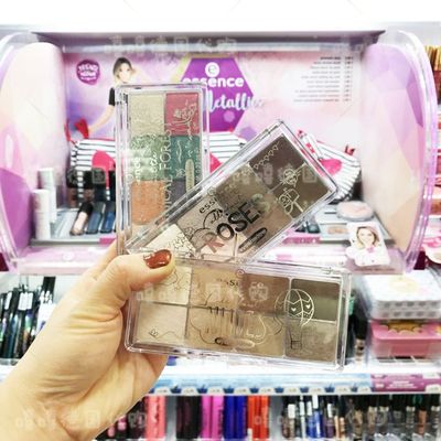 现货包邮 德国 essence all about彩妆8色大地裸色哑光珠光眼影盘