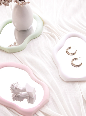 摄影装饰ins风云朵台式镜子拍照