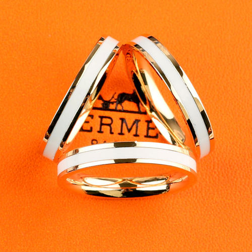 爱马仕磁吸扣白色丝巾扣