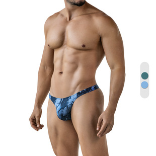 运动健身U凸立体囊袋低腰2020 丁字裤 CleverModa 性感高弹印花男士