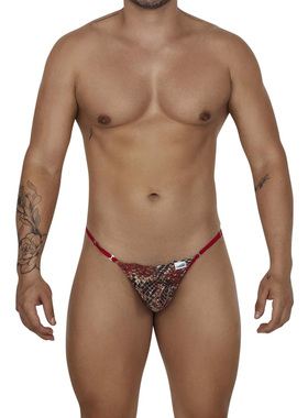 CandyMan 性感纱网透视男士丁字裤高弹透气迷你简约内裤细绳99685