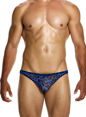 Modus Vivendi 性感透视男士三角内裤豹纹纱网透气高弹低腰 15414