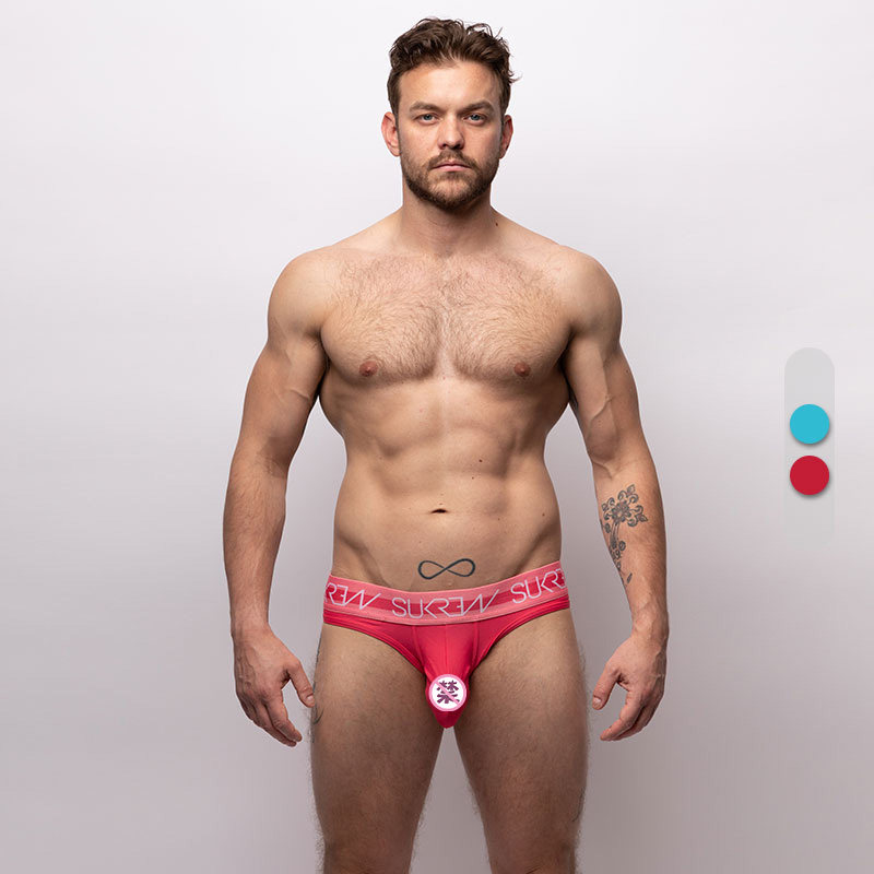 Sukrew 性感男士三角内裤高弹透气立体U凸大囊袋宽腰边顺滑 SFB