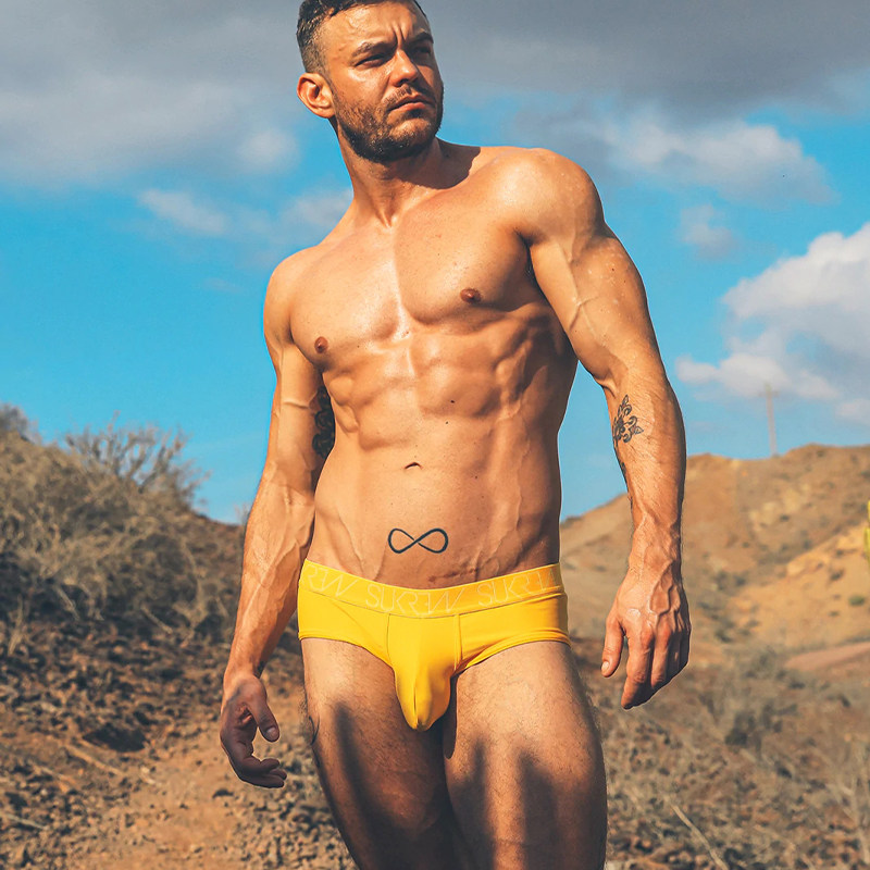 Sukrew男士三角内裤性感高弹透气