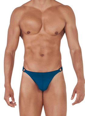 CleverModa 性感男士丁字裤金属环简约运动健身立体U凸低腰 1455