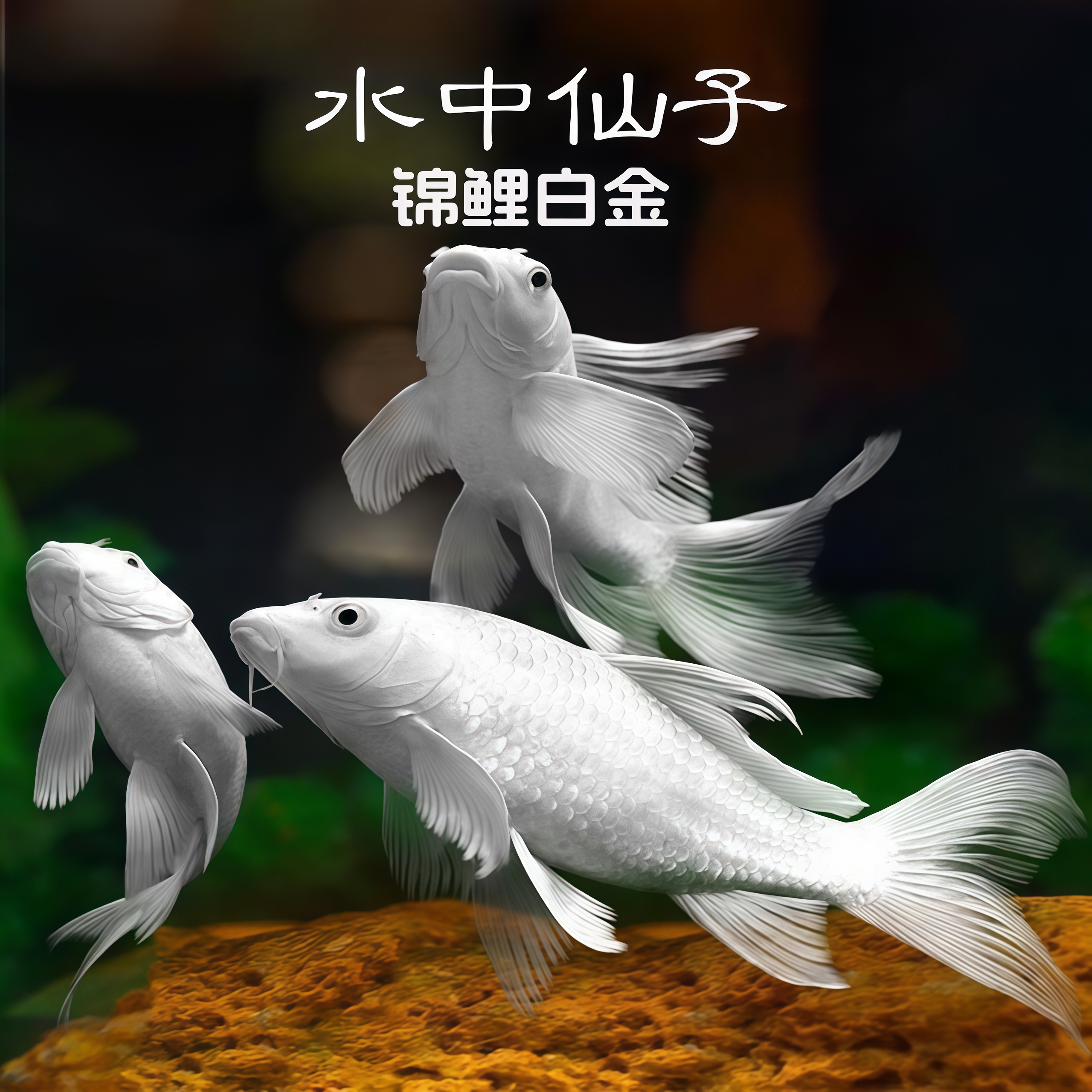 白金锦鲤观赏活体鱼小金鱼淡水冷水热带龙凤短尾蝴蝶鱼苗耐活好养