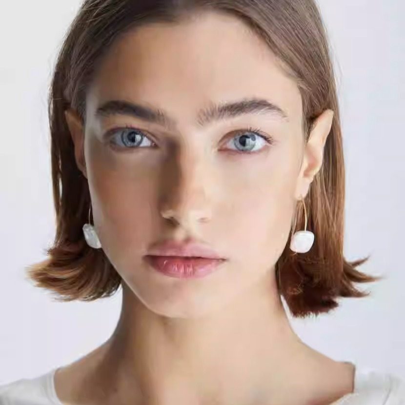 耳环pg巴洛克珍珠小众设计感女