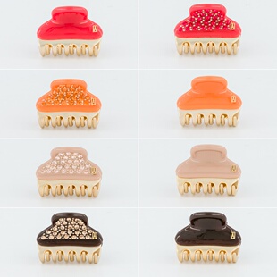 新品法国Alexandre De Paris巴黎亚历山大 4.5cm旺多姆抓夹发夹