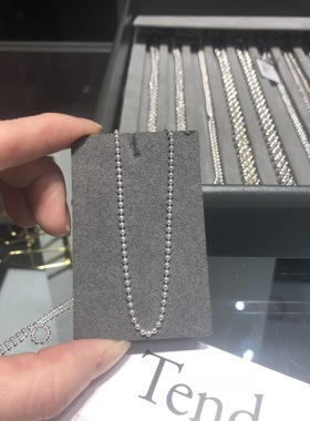 TOUS桃丝熊厘米经典款纯银项链