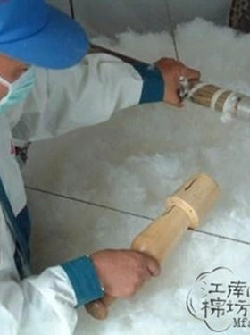 手工弹棉花棉絮被子全棉翻新定做