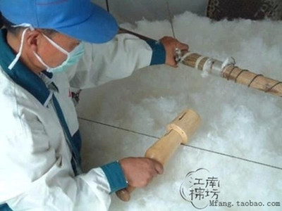 手工弹棉花棉絮被子全棉翻新定做