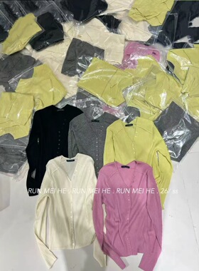 欧洲站2026春季新款女装时尚气质百搭显瘦开衫女潮R1318