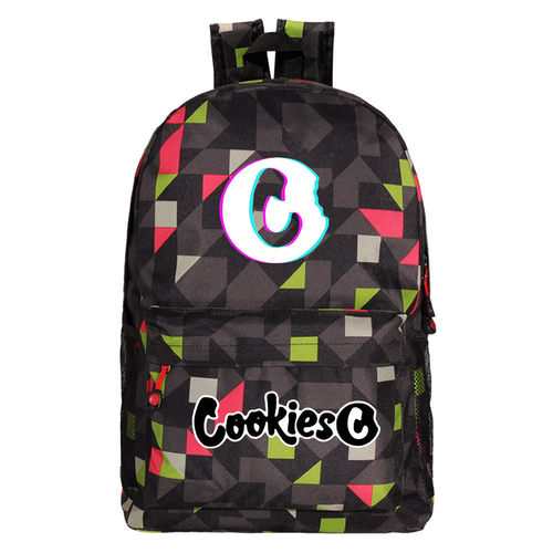 cookies星空书包韩版休闲旅行背包大容量中学生时尚印花双肩包