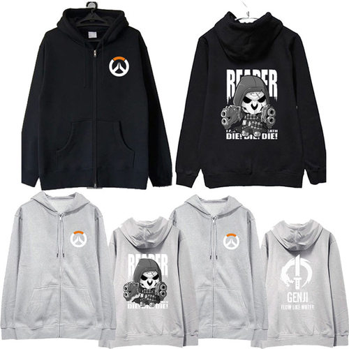 守望先锋游戏overwatch游戏周边卫衣开衫拉链连帽外套春