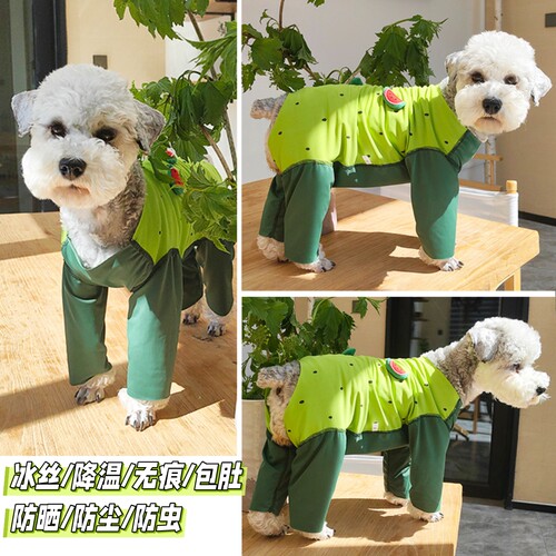 泰旺狗狗高弹冰丝无痕包肚四脚衣