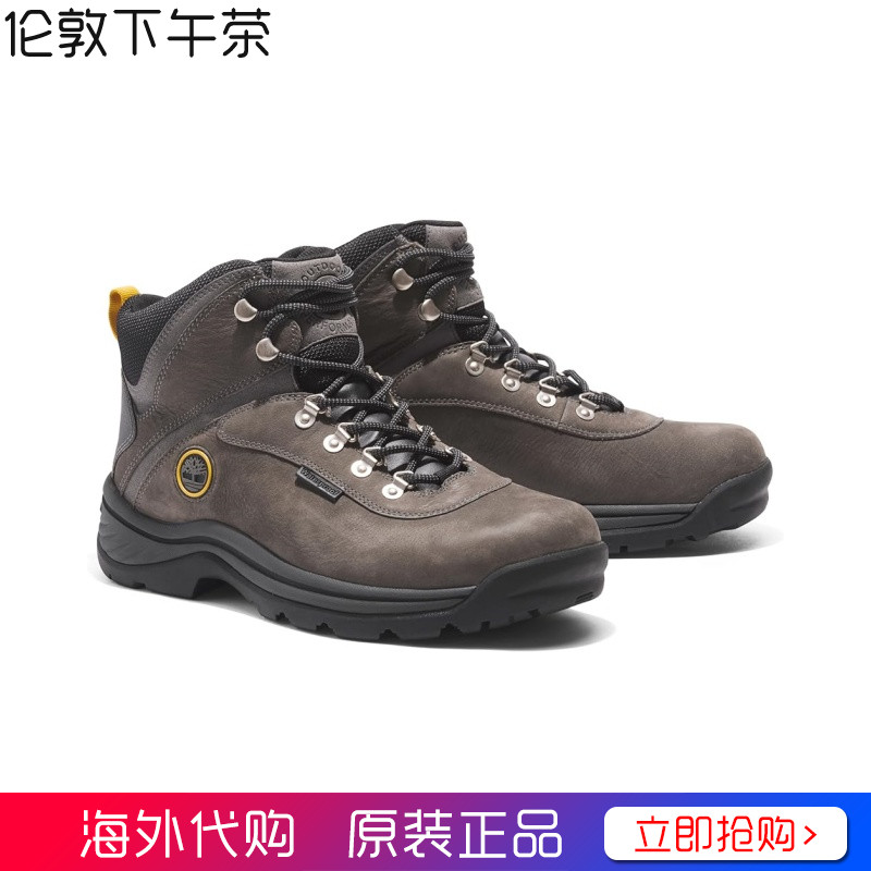 Timberland添柏岚系带高帮男鞋真皮防水户外徒步登山靴正品代购