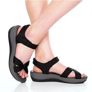 Clarks其乐轻便舒适休闲女鞋软底缓震坡跟鞋Ankle Strap代购