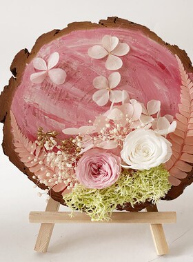 永生花家居摆件创意植物装饰diy材料包亲子手工活动团建生日礼
