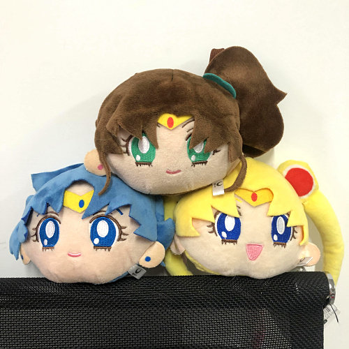 25周年动漫美少女战士水野亚美月野兔木野真琴毛绒玩具公仔零钱包