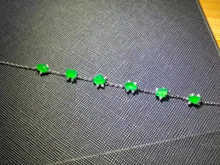 醉思私人定制天然翡翠吊坠冰种a货来料加工小精品付款 链接