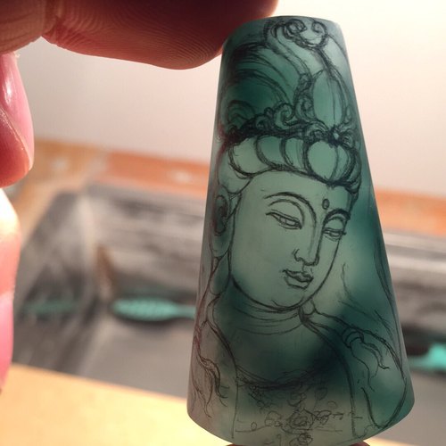 悟道参考可设计淘宝直播来料翡翠