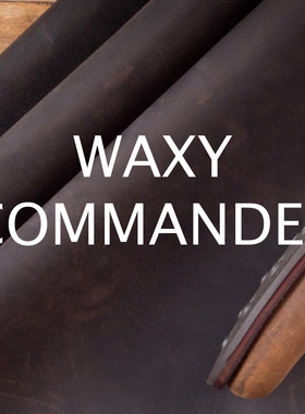 s家皮革 英国Charles F Stead Waxy Commander 蜡染牛皮 手工皮料