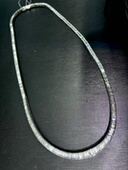 5万多亏本卖10克拉天然T方钻石项链35克左右重工18K白金镶嵌42cm