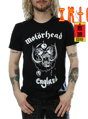 Motorhead 摩托头 Lemmy 铁拳宽松摇滚t恤男潮重金属欧美街头乐队