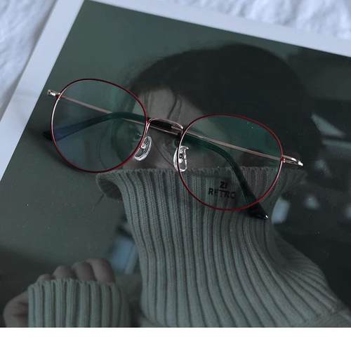 代王推荐超轻纯钛近视镜复古圆