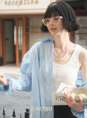 ZIRETRO Sun Will Never Set“日不落”复古黑白色系墨镜/太阳镜