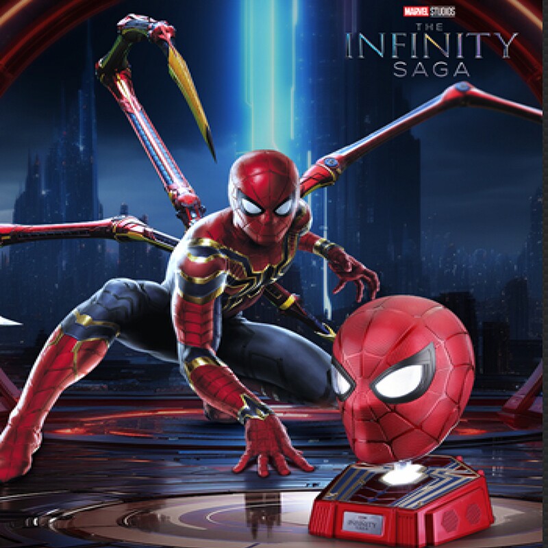 Killerbody千世机甲漫威正版授权1:1收藏级可穿戴钢铁蜘蛛侠头盔