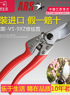 日本进口ARS爱丽斯VS-9XZ修枝剪园艺剪园林工具剪刀果树剪粗树枝