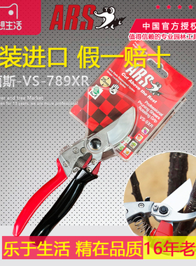 日本进口正品ARS爱丽斯修枝剪爱丽丝VS-8XR剪刀整枝剪果树剪刀剪