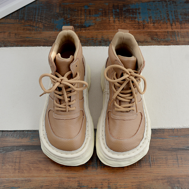 短筒靴丑萌靴马丁靴布面小白鞋