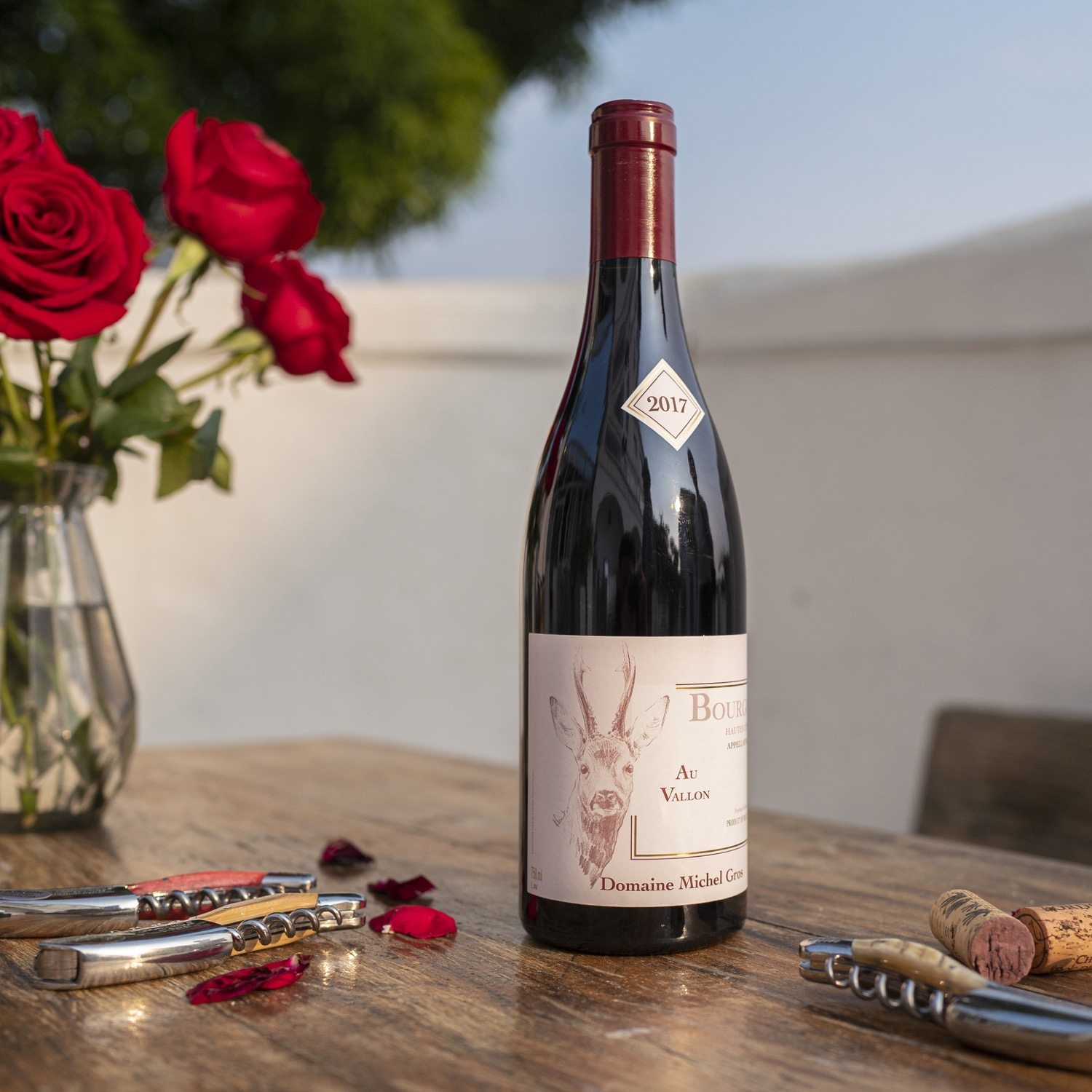法国勃艮第domaine michel gros上夜丘aoc山谷干红葡萄酒2017行货