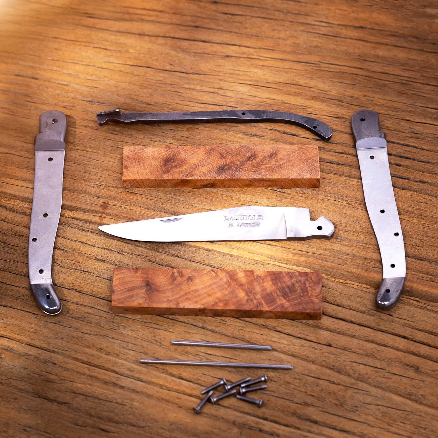 DIY亲手打造专属自己的拉吉奥乐折叠刀刀具配件套件金钟柏木手柄,厨房/烹饪用具,蔬果刨丝器/瓜果刀,淘宝优惠券,粉丝福利购,淘宝优惠卷