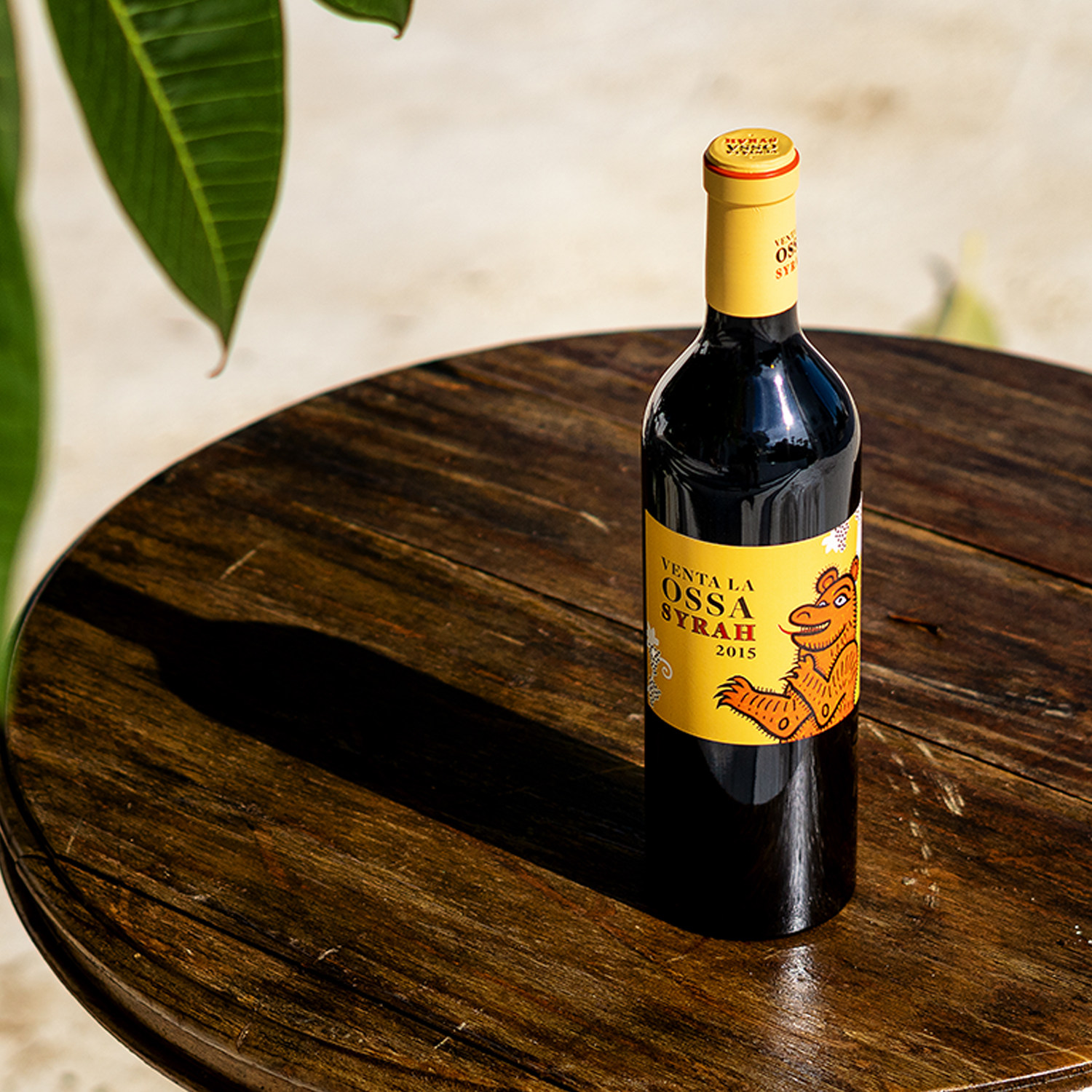 西班牙小众精品!奥萨大熊西拉venta la ossa2015红酒14.5度igp