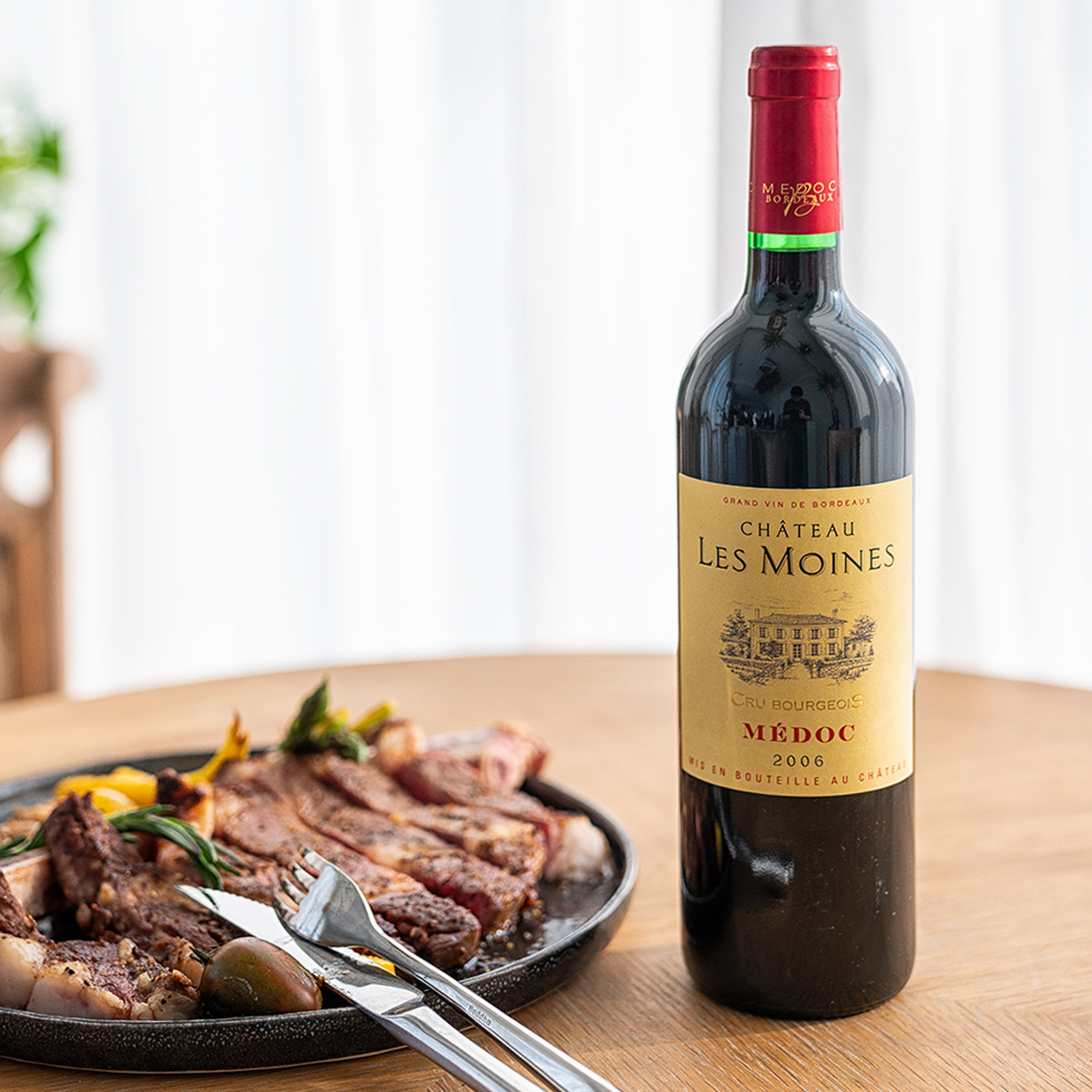 15年老酒2006法国波尔多梅多克中级庄aoc赤霞珠梅洛干红葡萄酒红