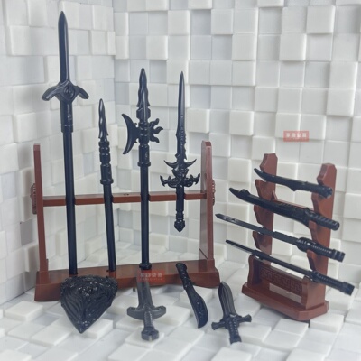 狮心盾逐风者之剑积木人仔配件