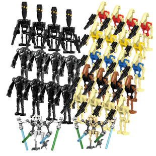 国产积木星球大战超级战斗机器人格雷沃斯将军拼装积木小人仔玩具